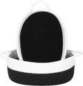 Sea Team 2-Pack Cotton Rope Baskets, Fabric Tray, Oval Open Dish by SeaTeam