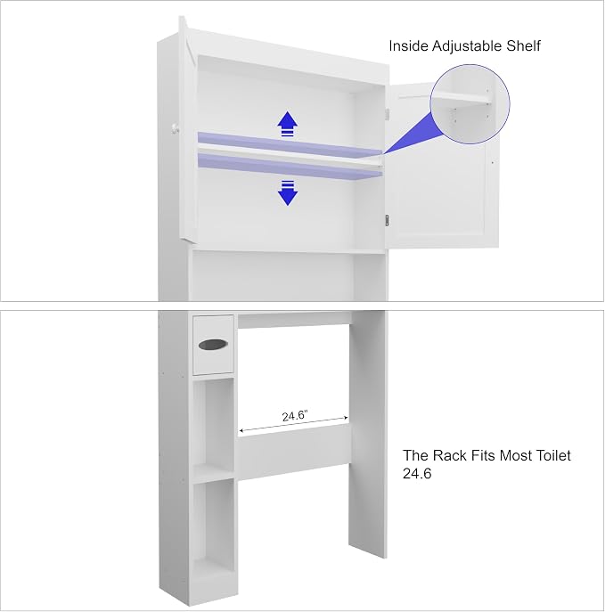 Over-The-Toilet Storage Cabinet - Image 3
