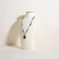 velvet necklace display stand, necklace display holder by CHISTORJewelrydisplaystands