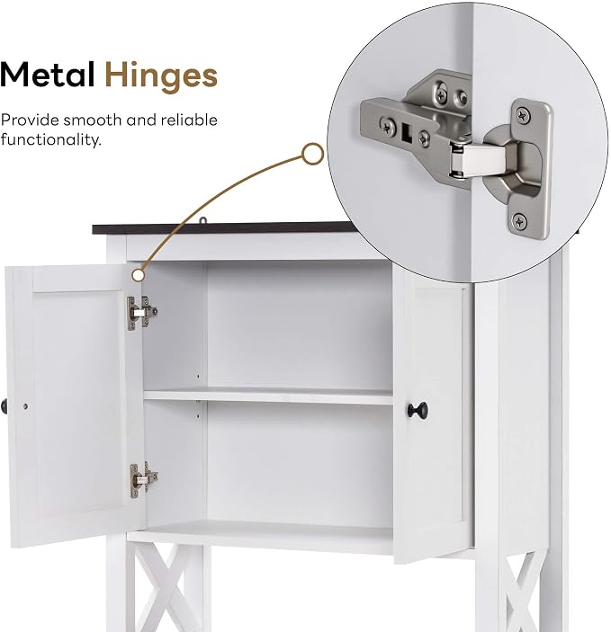 ivinta Over The Toilet Storage Cabinet, 3-Tier Bathroom Storage Cabinet - Image 8