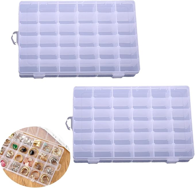 2pcs Plastic Organizer Container Box by iHMeiju