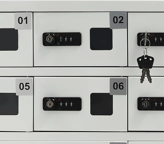 10 Slots Cell Phone Locker Charging Station & Locker Cellphone Charging Station - Image 9