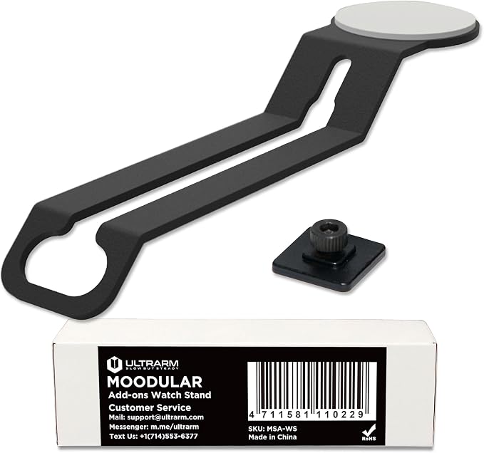 Moodular Add-ons Watch Stand for Smart Watch Black MSA-WS by ULTRARM