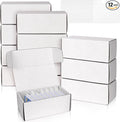 Trading Card Storage Box with Dividers, 12 Pack • 400 Count Bulk Card by VOKOY