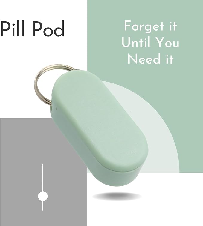 Keychain Pill Holder Single Pack – Lightweight Magnetic Pill Organizer - Image 6