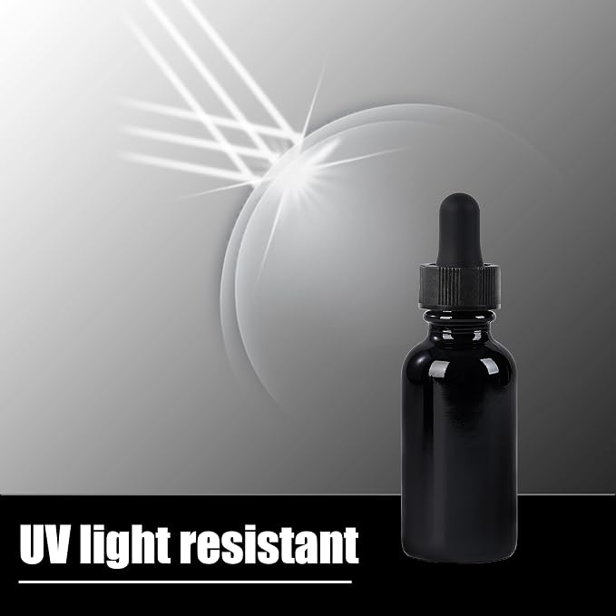 48 Pcs, 1oz Glass Dropper Bottle, Leakproof Tincture Bottles - Image 5