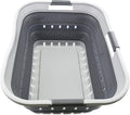 SAMMART 42L Collapsible Plastic Laundry Basket by SAMMART