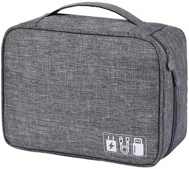Travel Cable Organizer Bag for Electronics Accessories Portable Tech Carrying by Unknown