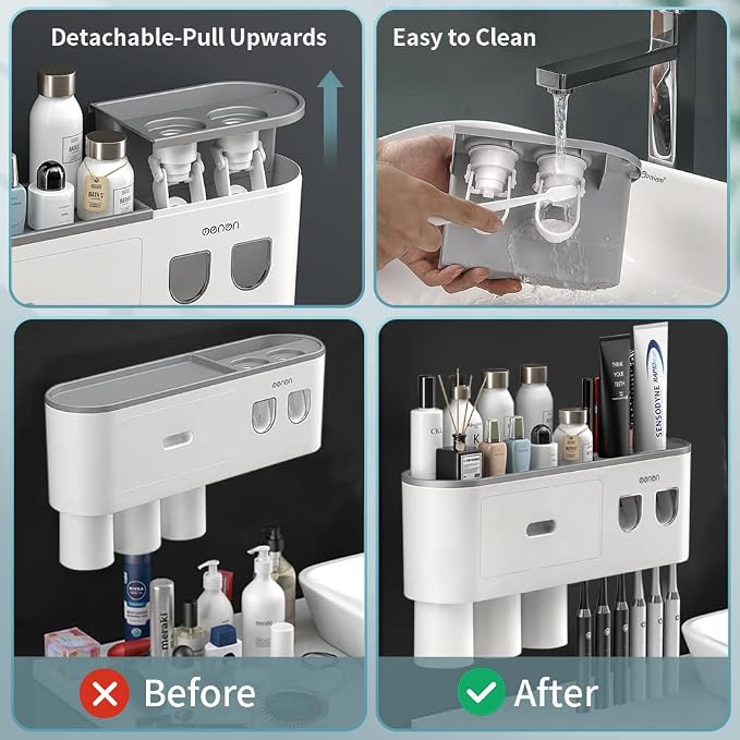 Toothbrush Holders Wall Mounted, Toothbrush Holder - Image 6