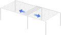 Redrubbit Cabinet Storage Shelf Rack, Expandable Metal Rustproof Kitchen by Redrubbit