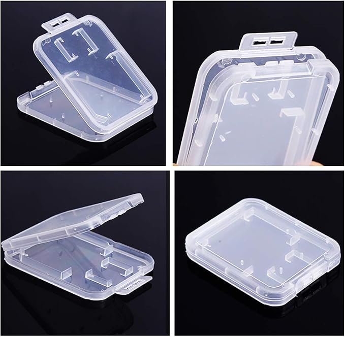 Clear Plastic Memory Card Case Compatible - Image 7