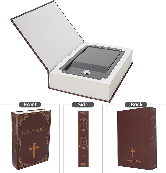 Real Paper Transfer Book Safe, Hollow - Image 3