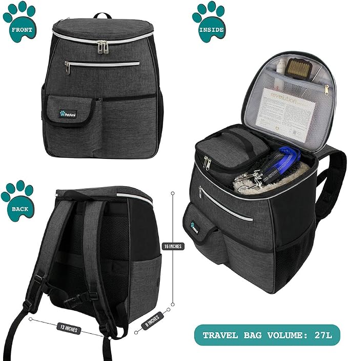 PetAmi Dog Travel Bag Backpack, Airline Approved Dog Bags - Image 2