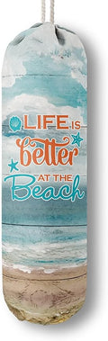 Life is Better at The Beach, Grocery Bags Holder Organizer by HiLus