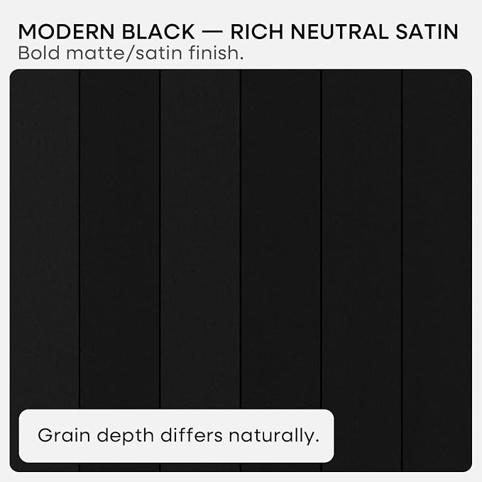 Homeforia Floating Black Shelf 42 inch, High End Solid Real Wood 42 inches Long - Image 7