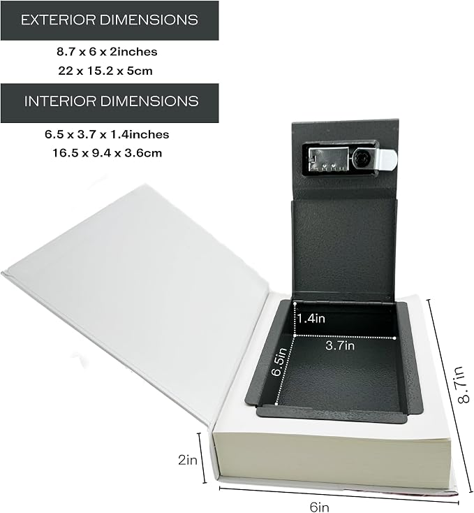 Real Paper Diversion Book Safe - Image 4