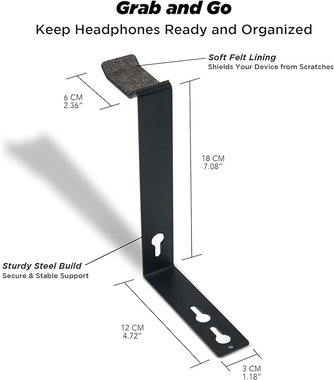 Moodular Add-ons Headphone Stand Black MSA-HS - Image 4
