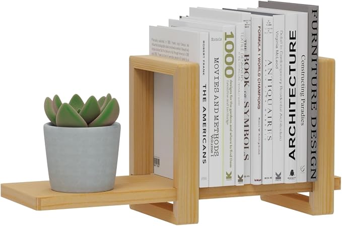 Adjustable Desktop Bookshelf, Retro Tabletop Bookshelf, Desk Shelf - Image 4
