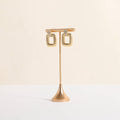 GemeShou Single Gold Earring T bar Stand, Metal earring display holder by GemeShou