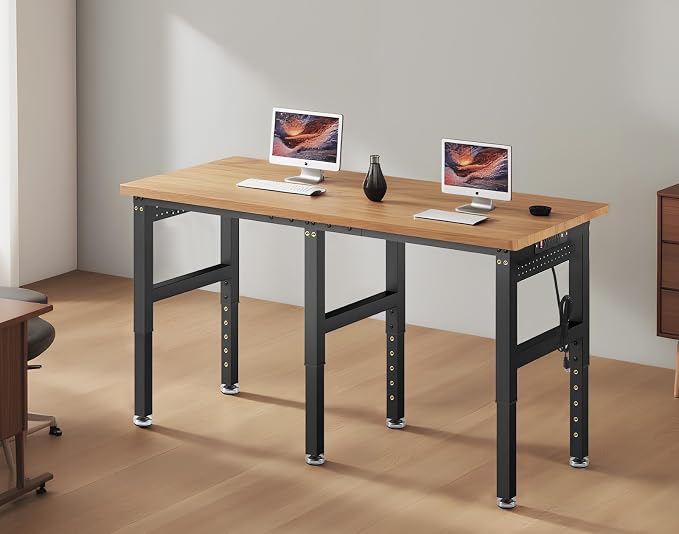 72” Heavy Duty Workbench, 5000 LBS Capacity Adjustable Work Bench - Image 8