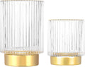 DASITON Makeup Brush holder Organizer, Crystal Cosmetic Makeup Brush Glass by DASITON