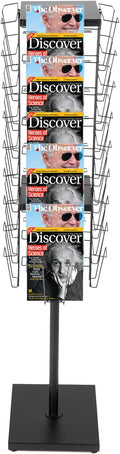360°Rotating Magazine Rack Floor, Brochure Display Stand Magazine Displa Holder by YPCDTL01