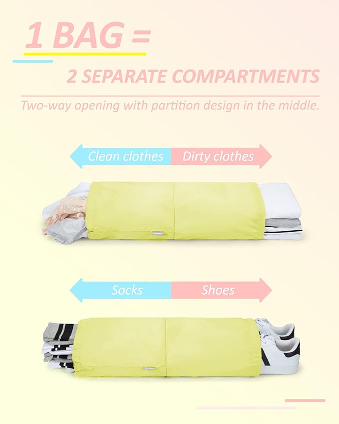 BAGSMART 6 Set /4 Set/2 Set Compression Packing Cubes - Image 4
