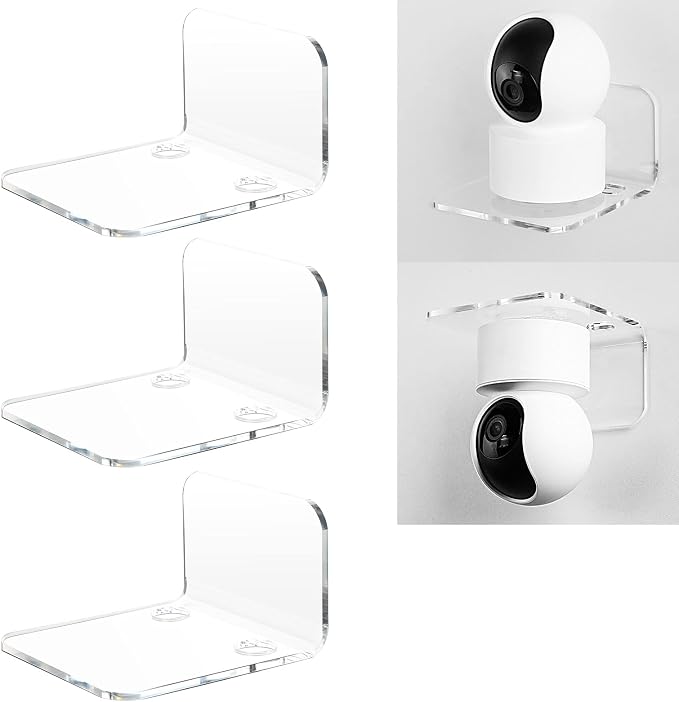OAPRIRE Acrylic Floating Wall Shelves Set of 3 by OAPRIRE