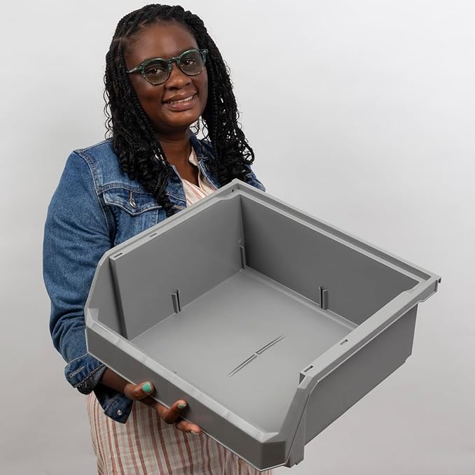 Plastic Containers for Organizing and Storage Bins for Closet, Garage or Pantry - Image 2