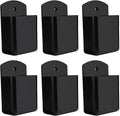 Pack of 6 Self Adhesive TV Air Conditioner Remote Control Holder Wall Mount by KYIEN