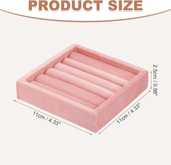 uxcell Stackable Jewelry Storage Tray, Jewelry Tray Drawer Organizer, Small - Image 2