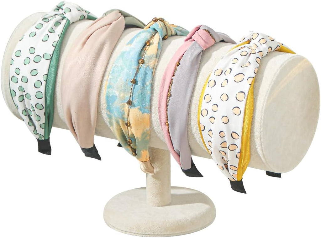 Coward T-Bar Beige Headband Holder Organizer, Hairband Display Stand, Hairband by FocusOnJewelryDisplay15yrs
