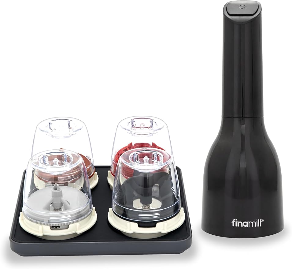 FinaMill Ultimate Gift Set – Battery Operated Spice Mill by FinaMill