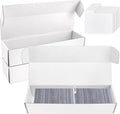 Trading Card Storage Box with Dividers, 3 Pack • 820 Count Bulk Card Collection by VOKOY