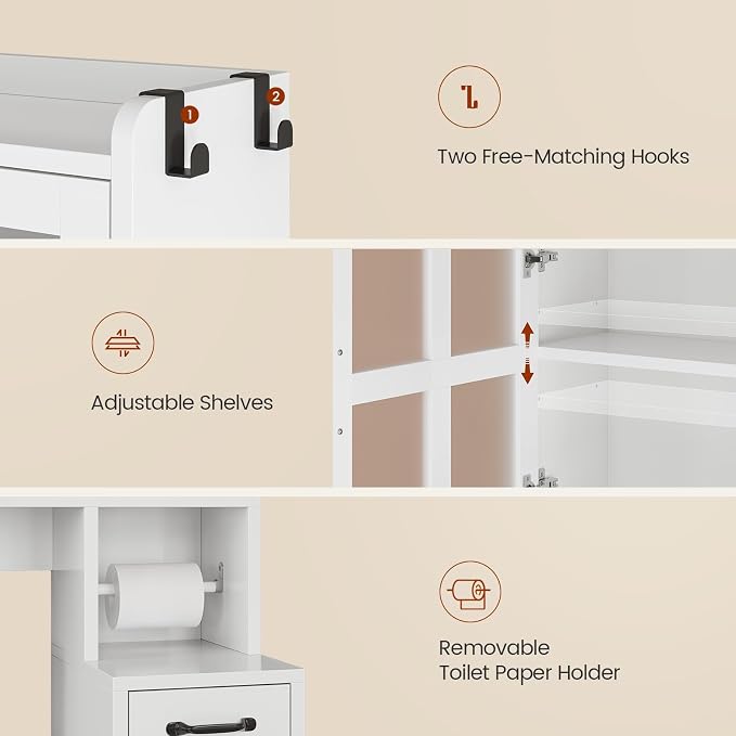 Over The Toilet Storage Cabinet - Image 7