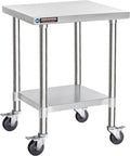DuraSteel 24x24 NSF Stainless Steel Cart Work Table by DuraSteel