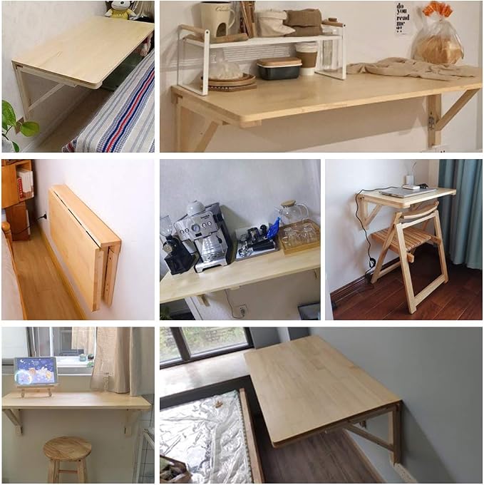 MM MELISEN Wood Folding Desk - Image 8