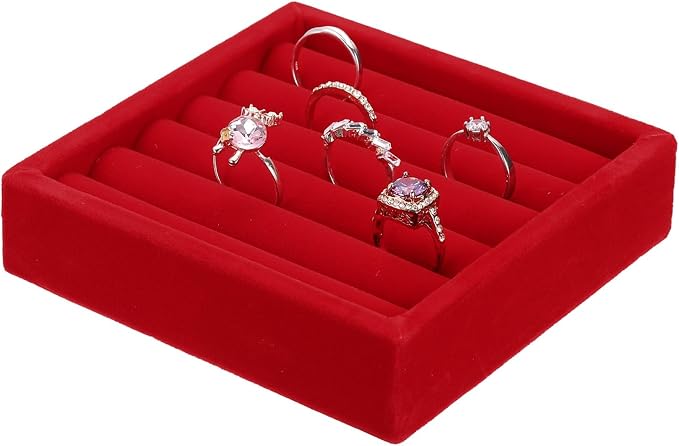 uxcell Stackable Jewelry Storage Tray, Jewelry Tray Drawer Organizer, Small by uxcell