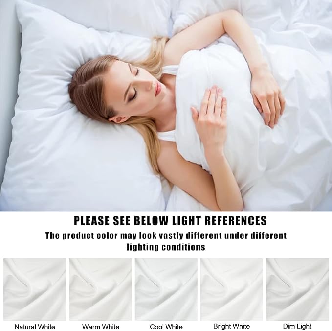 TELUS Pillow Cases King Size 2 Pack, Bamboo Rayon Cooling Pillowcases - Image 9