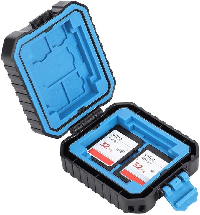 Portable Memory Card Protective Case, Waterproof SD TF Cards Travel Carry Cover by Mugast