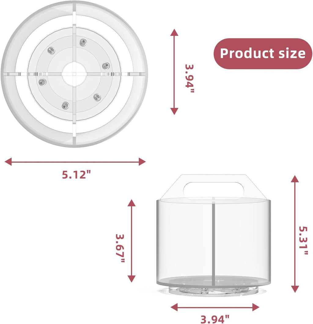 2 Pack Pen Pencil Holder for Kids, Rotating Pen Holder for Desk