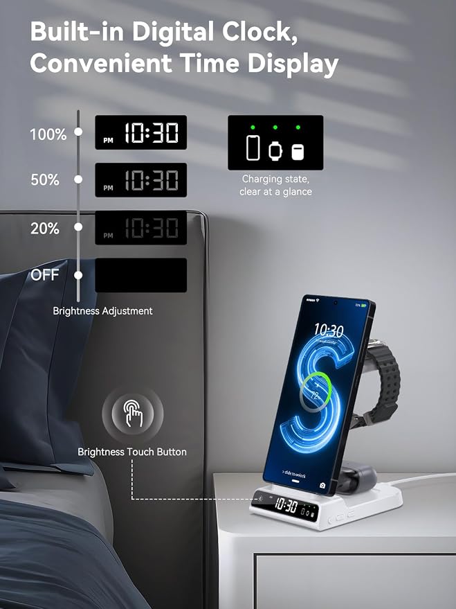 Wireless Charger for Samsung Charging Station - Image 5