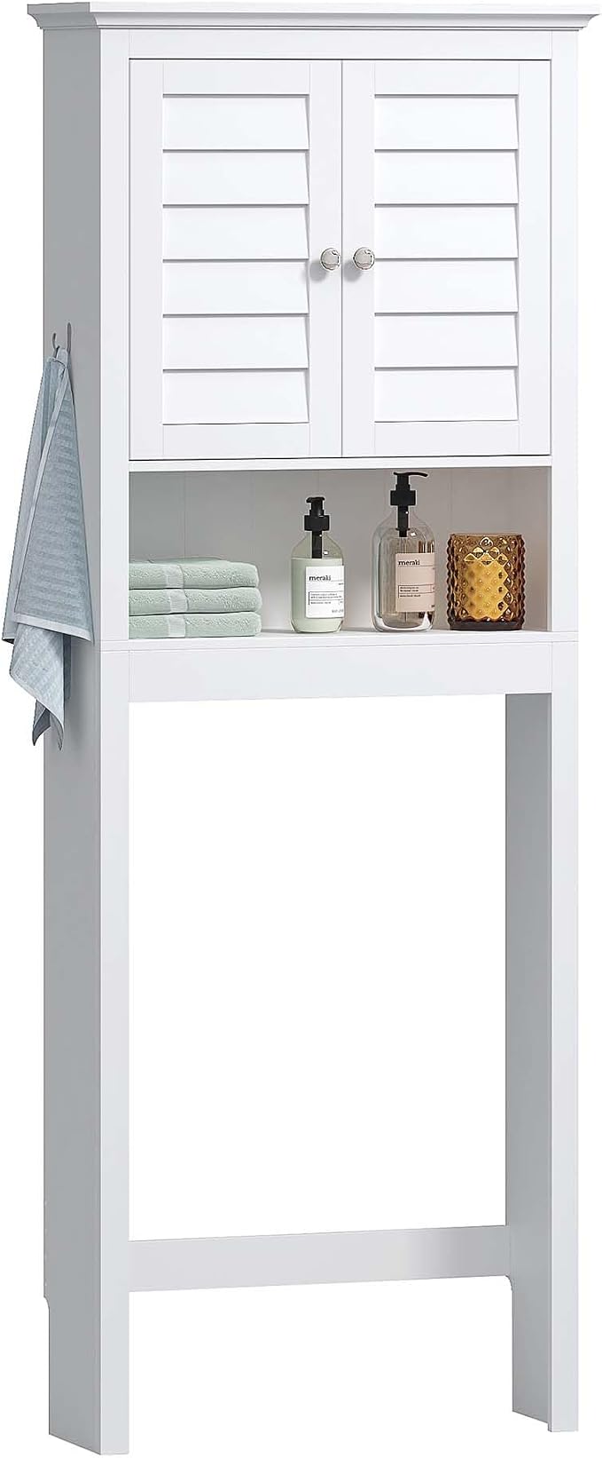 Spirich Over The Toilet Storage Cabinet, Space-Saving Above Toilet Bathroom - Image 7
