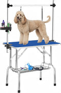 36" Large Dog Grooming Table, Non-Slip Tabletop by Unknown
