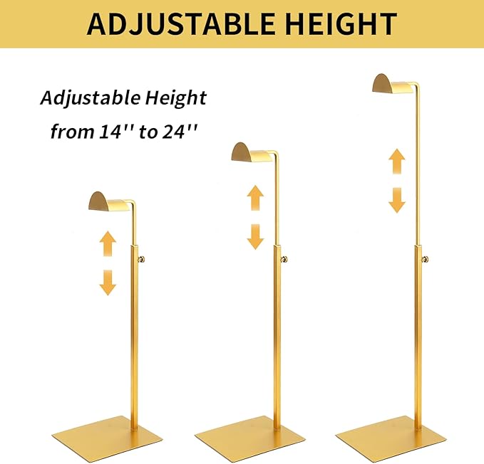 Purse Display Stand, 4 Pack Gold Purse Stands - Image 8