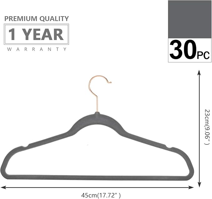 MIZGI Premium Velvet Hangers Heavy Duty - Image 2
