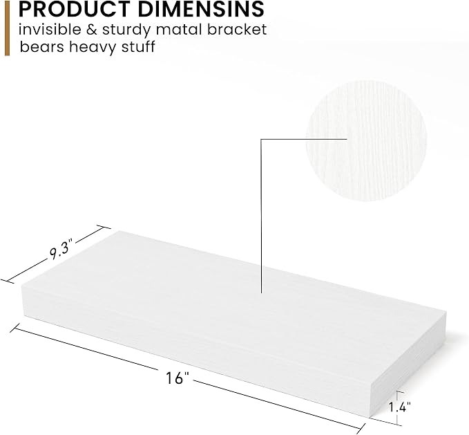 Fun Memories Deep Floating Shelves - Image 2