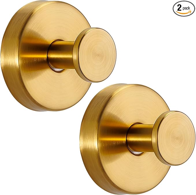 Suction Cup Hooks for Shower No-Drill Bathroom Hooks for Towels, Loofah by Fenas