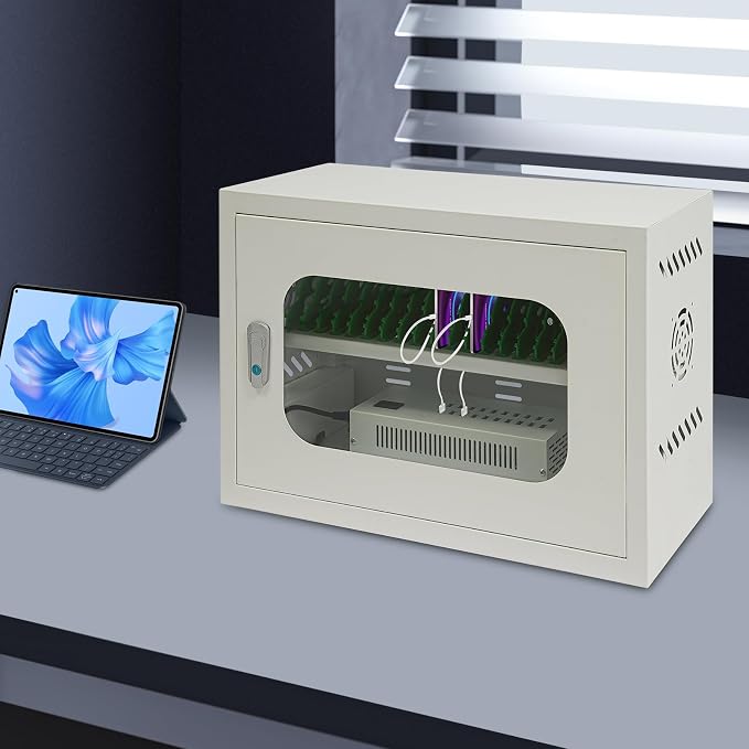20-Slot Cell Phone Charging Station Cabinet - Image 2