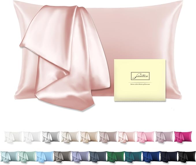 Mulberry Silk Pillow Cases for Hair and Skin King Size Silk Pillowcase by Suatien